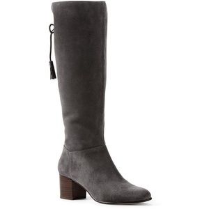 NIB Lands End Suede Boot